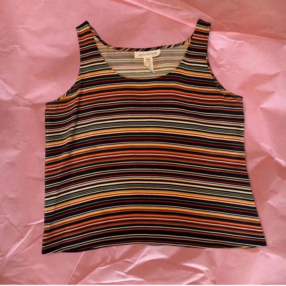 100% SILK 90s multicolored blouse